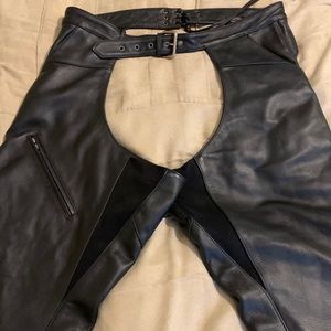 Leather Harley Davidson Chaps